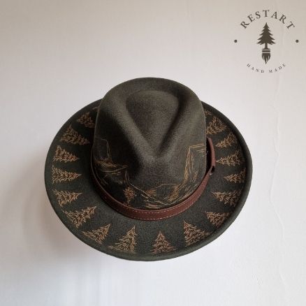 Kapelusz wełniany - Góry i las